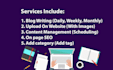 write high quality blog post and upload on website
