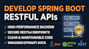 build spring boot rest API microservices and java bug fix