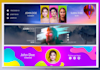 design professional youtube channel art