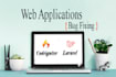 develop and fix any codeigniter or laravel applications