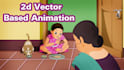create 2d vector based animated video