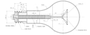 illustrate a design patent for two embodiments