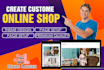create shopify store for you