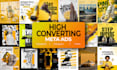 design high converting meta ad creatives for facebook