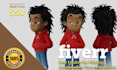 make 3d character modeling for animation or printing