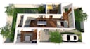 make a 3d floor plan,2d floor plan rendering