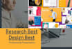 do research and design powerpoint presentation