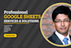do data analysis, dashboard and scripts in google sheets