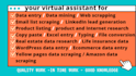 be your virtual assistant for canva, data entry, lead generation and online task
