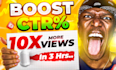 design viral youtube thumbnails for high CTR and views