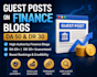 do guest post on finance blogs