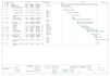 make ms project plan, gantt chart and risk register