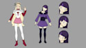 draw a reference sheet of your character