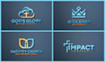 create a modern and stunning church logo that inspires faith
