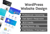 create responsive wordpress website design, SEO optimized