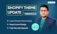 do shopify theme update with new version 2