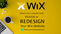 design, develop or redesign your business wix website