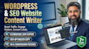 write SEO website content and landing page copy for wordpress