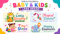 do cute baby kid logo