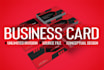 business card design and logo