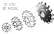 do 2dcad or 3dpart modelling and assembly in 24 hrs
