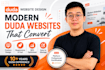 build a modern responsive duda website for your business