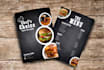 design professional editable restaurant menu