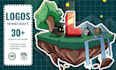 create custom hand drawn minecraft server logo and icons for you