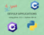 create java, c plus plus, c sharp, python applications