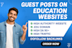 do guest post on education website da 93