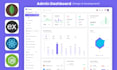 develop admin panel dashboard portal on react and express
