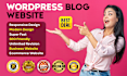 create professional wordpress blog, wordpress customization
