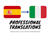 translate everything from spanish to italian