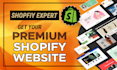 create your shopify website with winning products