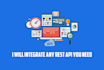 integrate any rest API you need