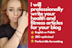write health and fitness articles for your blog