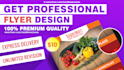 design creative flyer, postcard or doorhanger