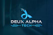 do digital tech, crypto security and technology logo