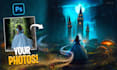 do realistic photoshop manipulation, photo editing,  photo collage