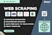 do web scraping or make an automated web scraper
