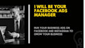 create facebook ads and manage ad campaign
