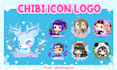 make cute chibi anime mascot logo