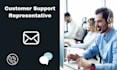customer service representative, live chat and emails