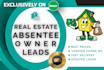 provide absentee owner real estate leads with skip tracing