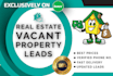 provide motivated vacant property real estate leads