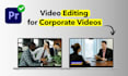 professionally edit your corporate and promo event videos