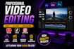 do professional video editing