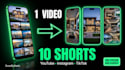 repurpose your long videos into shorts, reels, and tiktoks