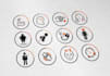 do flat icon designs for apps, websites and brand