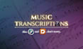 transcribe sheet music in sibelius
